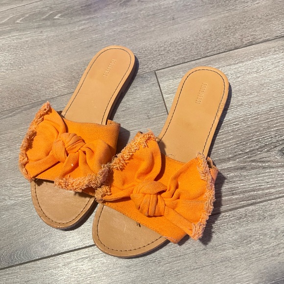 Orange Forever 21 Sandals - Picture 2 of 2